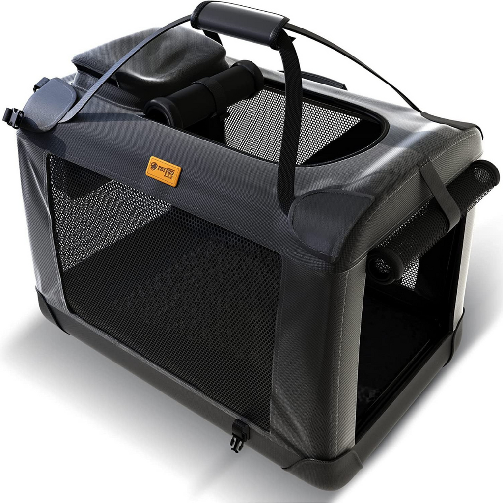 Bolsa Transportadora Plegable para Perros - Viaje Estiloso y Seguro para Mascotas
