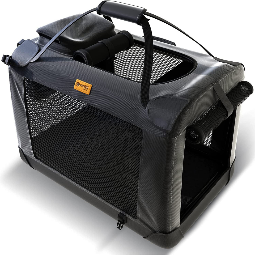 Bolsa Transportadora Plegable para Perros - Viaje Estiloso y Seguro para Mascotas