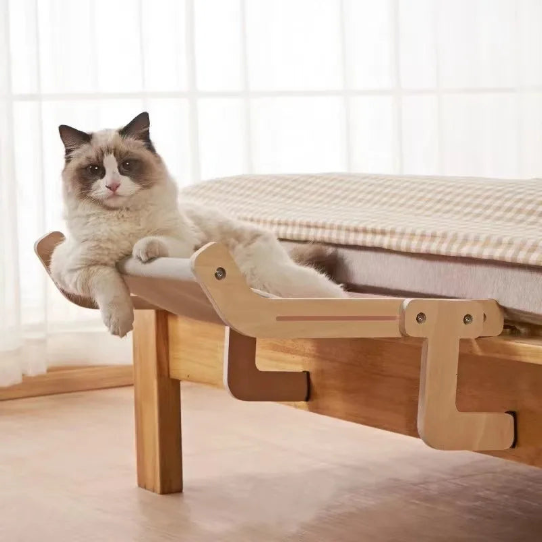 Hamaca para Gatos que Ahorra Espacio para el Confort Elegante de tu Mascota