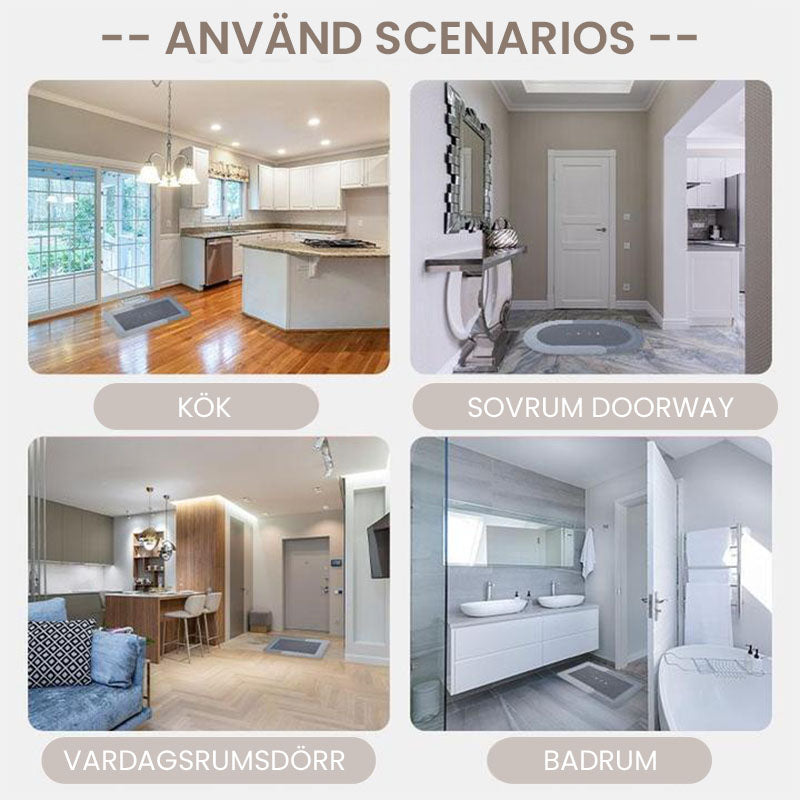 Superabsorbente Alfombra Antideslizante para Baño - Suave y Cómoda