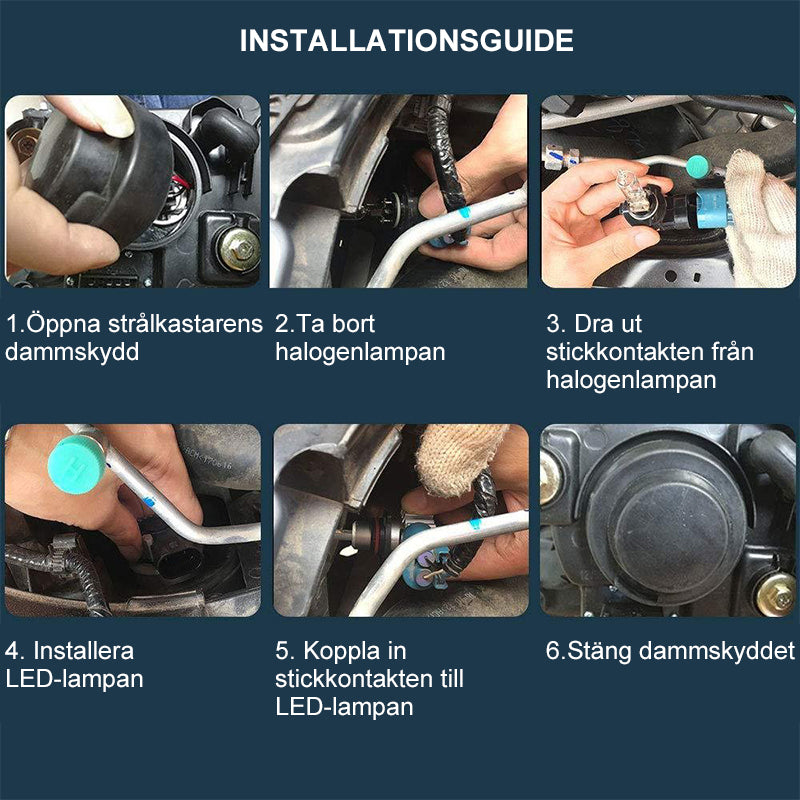 Faros LED Superpotentes para Automóviles para una Visibilidad Superior