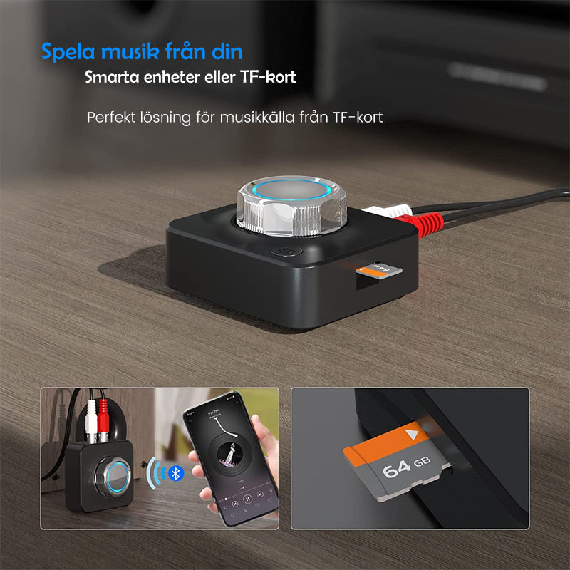 Receptor de Audio RCA Bluetooth 5.0 - Compacto y Rápido