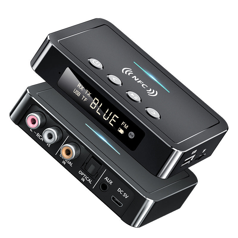 Transmisor y Receptor Bluetooth 5.0 - Negro