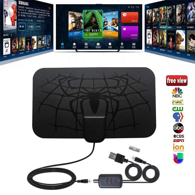 Antena de TV Digital con Amplificador y Filtro 4G/5G