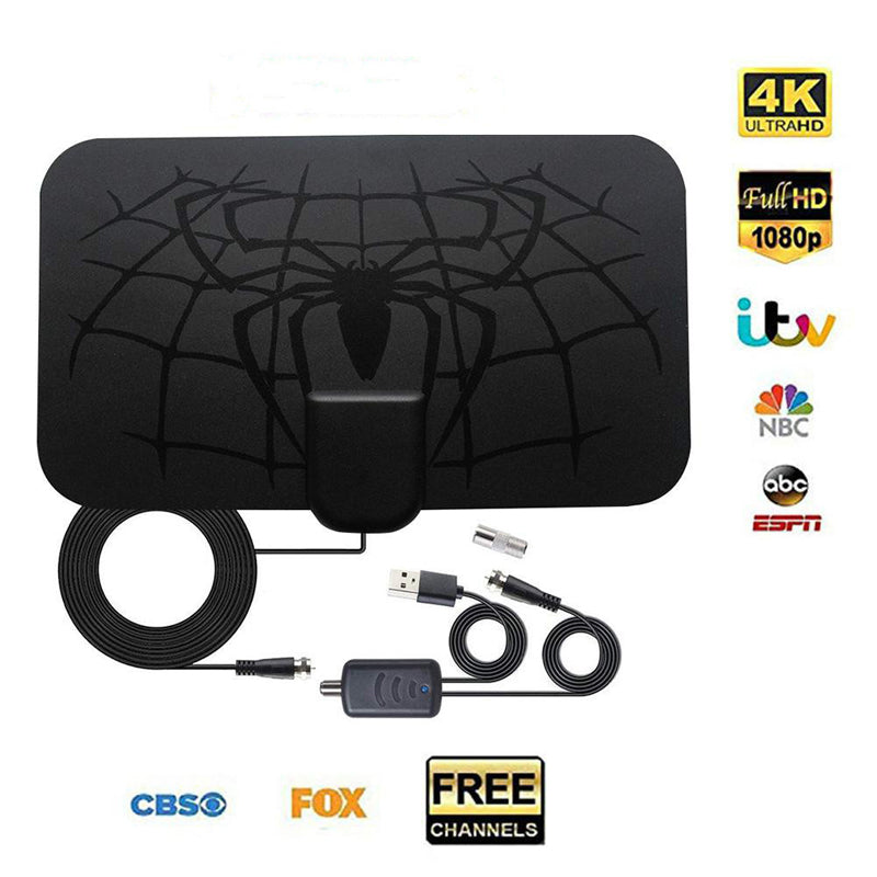 Antena de TV Digital con Amplificador y Filtro 4G/5G