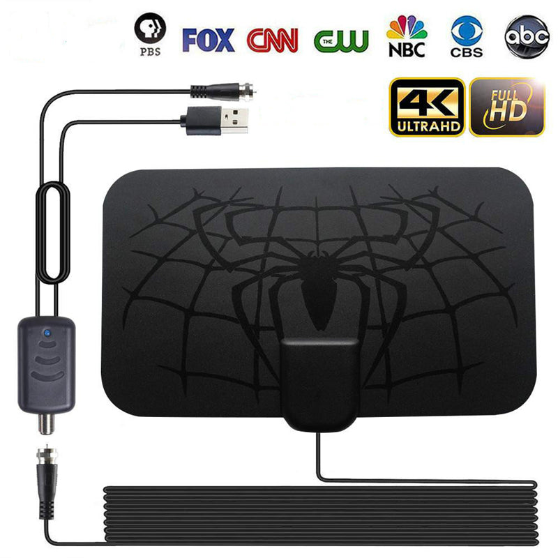 Antena de TV Digital con Amplificador y Filtro 4G/5G