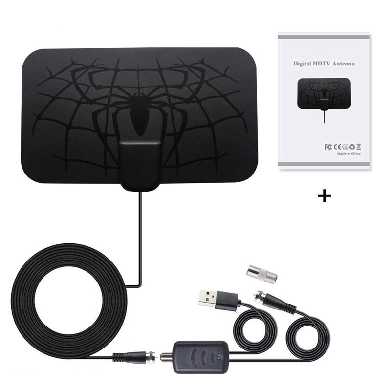 Antena de TV Digital con Amplificador y Filtro 4G/5G