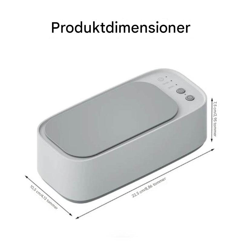 Máquina de limpieza por ultrasonido para joyas