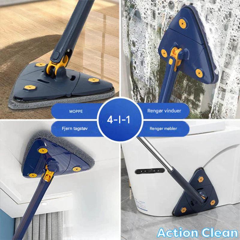 Mopa triangular plana para una limpieza diaria eficaz