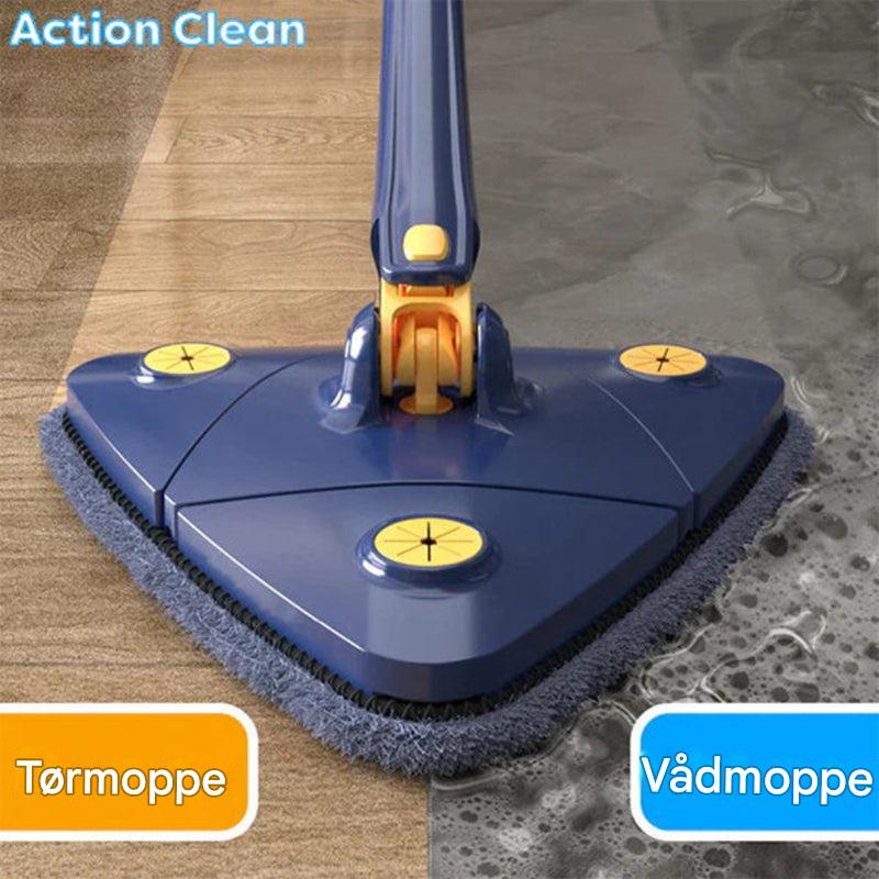Mopa triangular plana para una limpieza diaria eficaz
