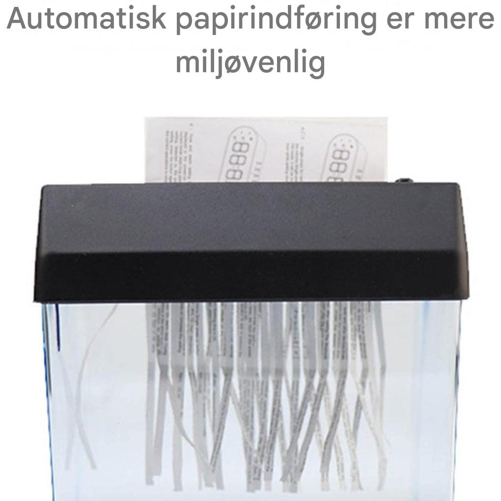 Mini destructora de papel para escritorio – Compacta, silenciosa y eficiente