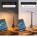 FOLDLITE – Lámpara de escritorio LED plegable e inteligente con batería y función de atenuación