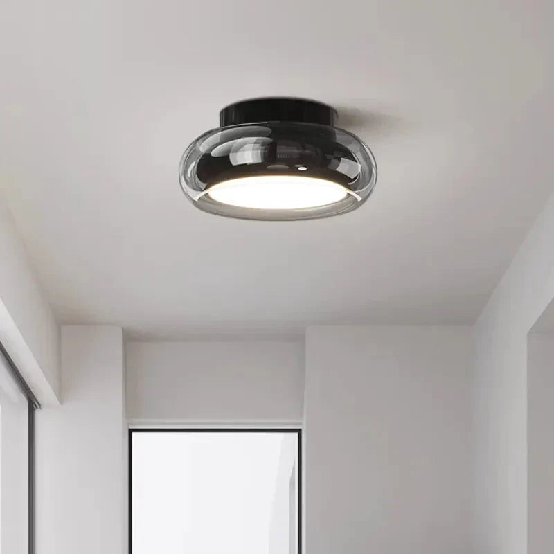 Dovira | Lámpara de techo LED de vidrio