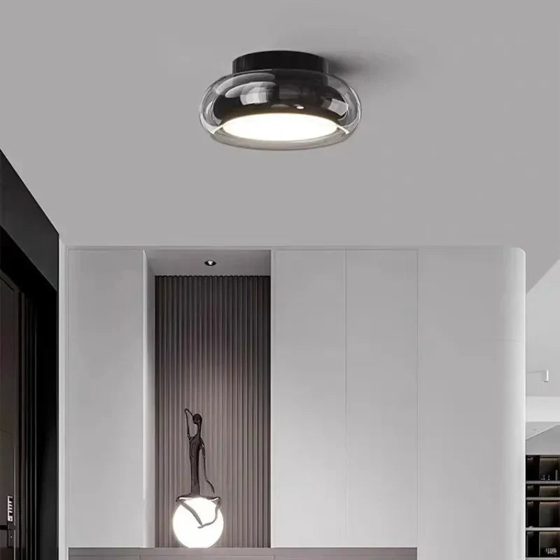 Dovira | Lámpara de techo LED de vidrio