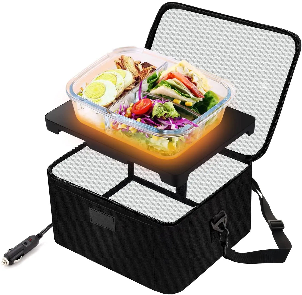 Caja de Almuerzo Calentador de Comida Portátil