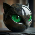 Escultura Gato Negro de piedra