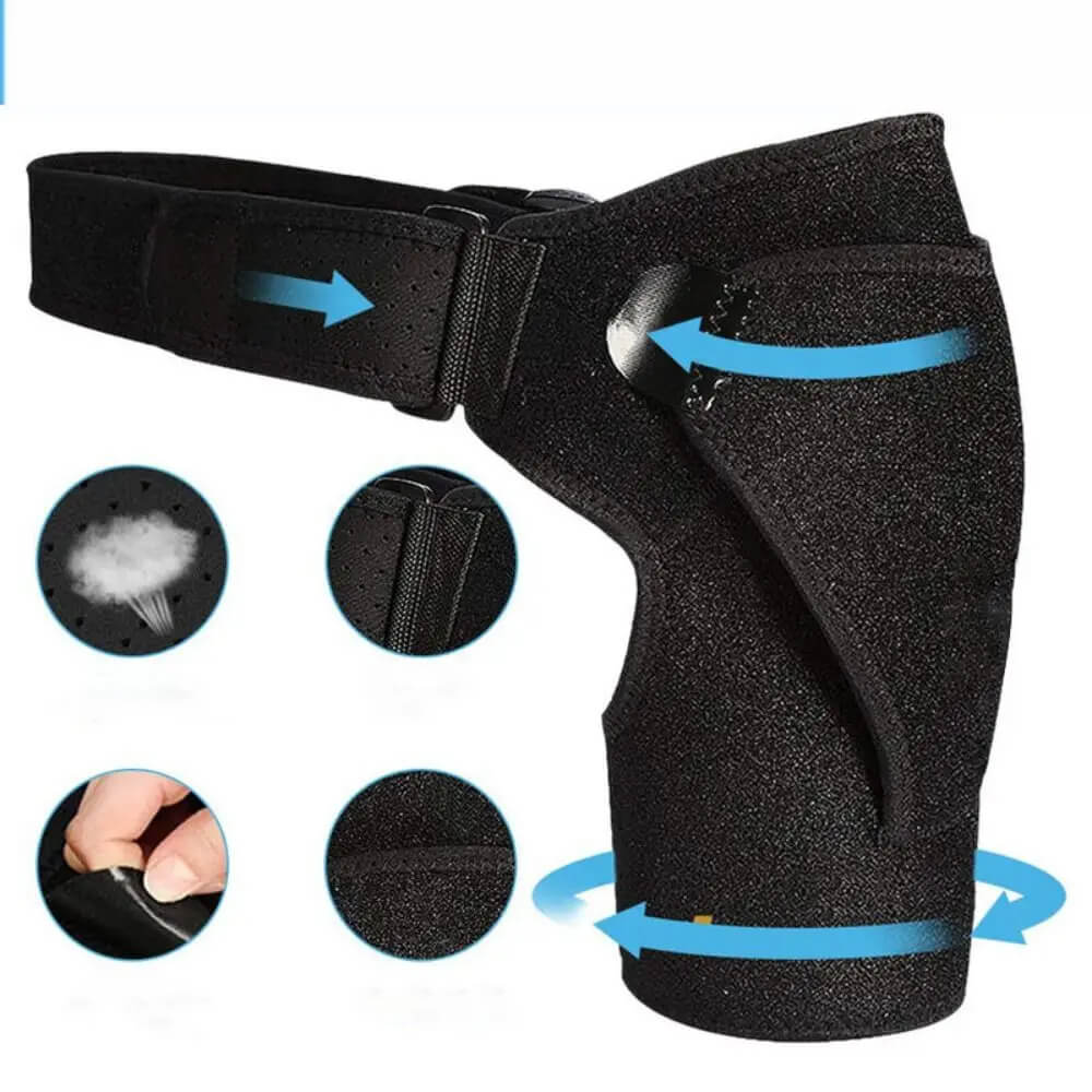MythicGuard™ | Faja de Compresión para Hombro para Alivio del Dolor y Soporte | Ajuste Ajustable para Deportes y Uso Diario