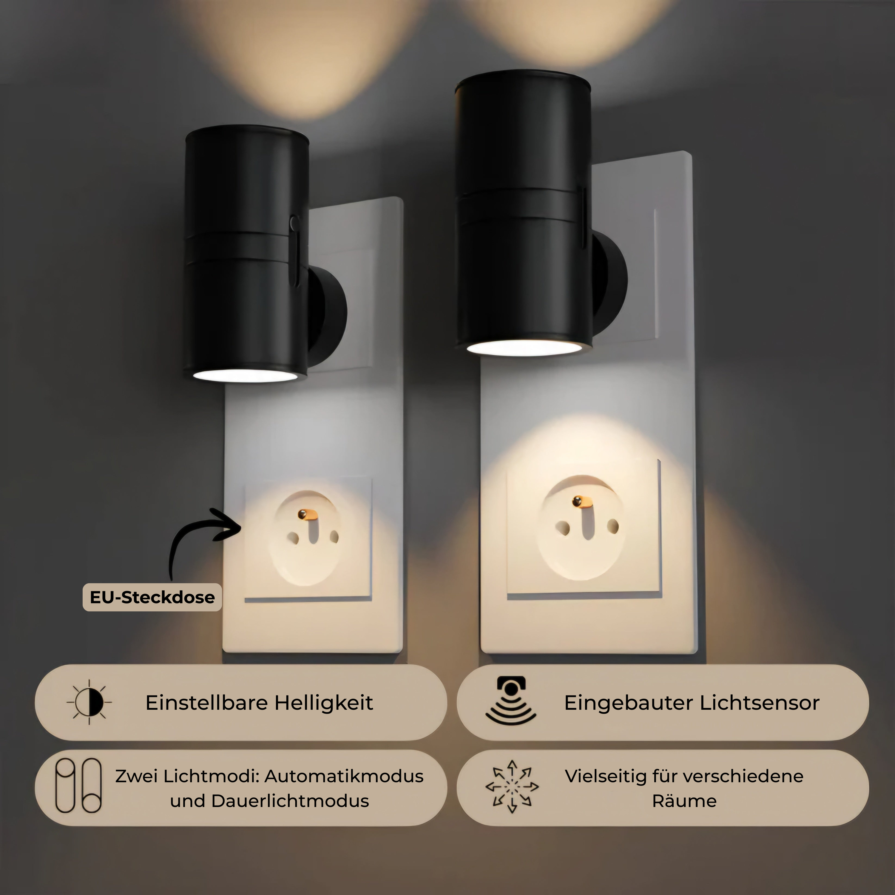 Lámpara LED enchufable