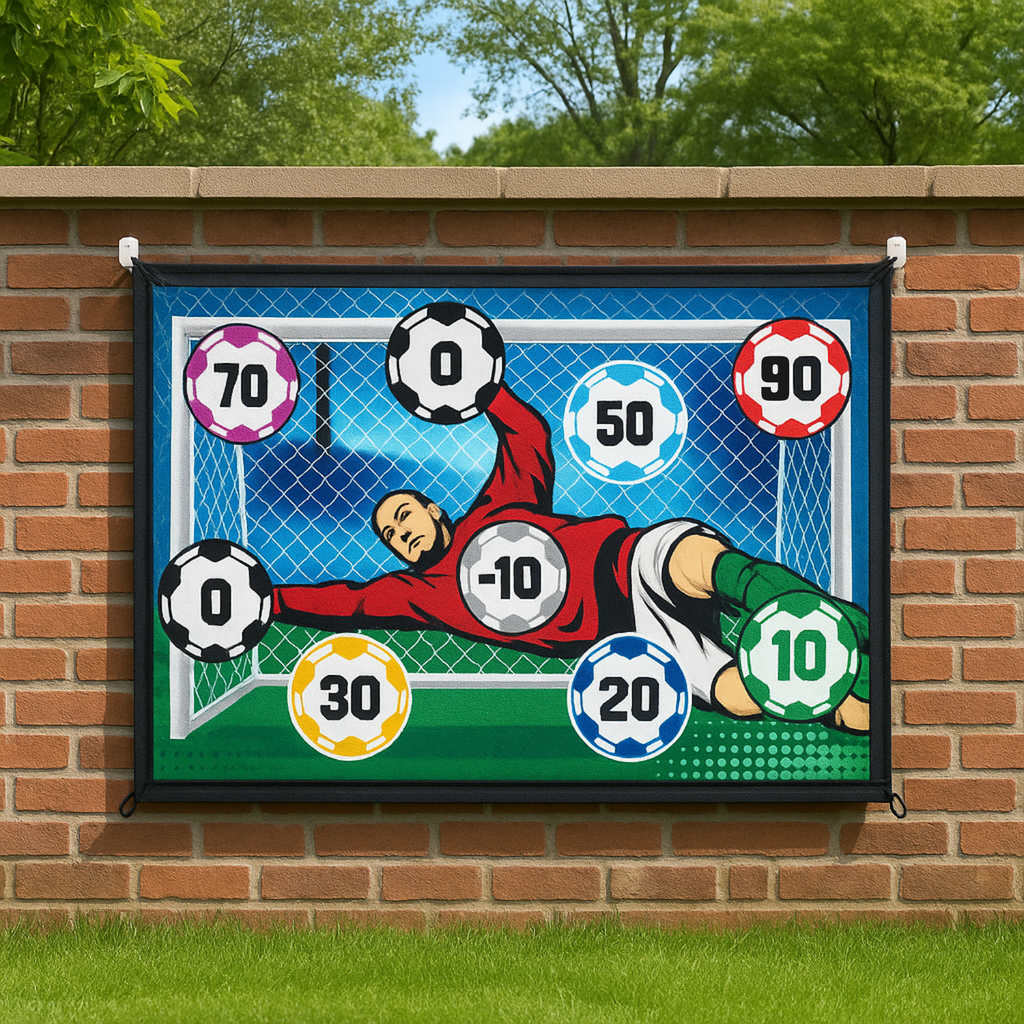 Juego de tiro a puerta para niños y adultos