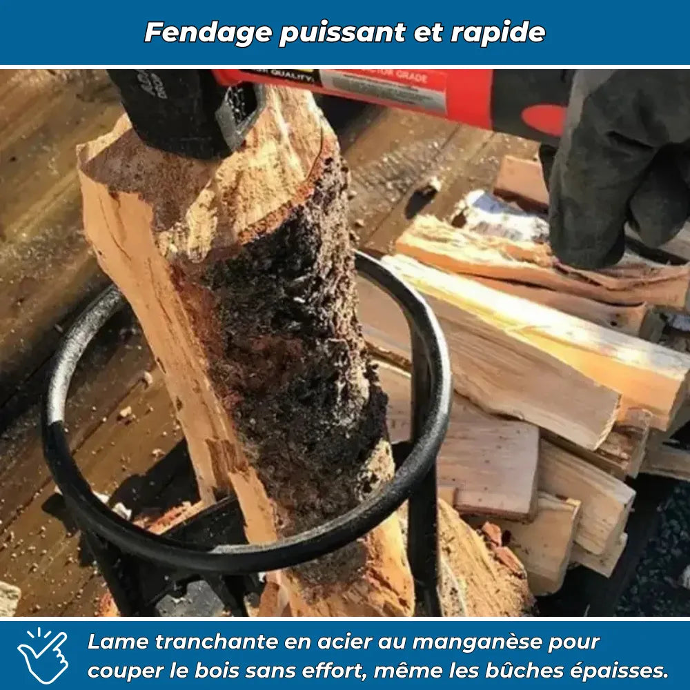 Partidor de leña manual robusto