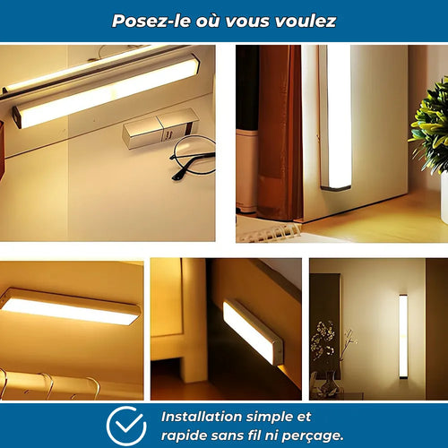 Lámpara LED de 30 cm con detector de movimiento