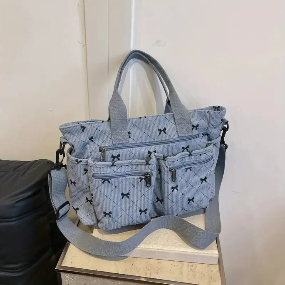 Bolsos de terciopelo acanalado