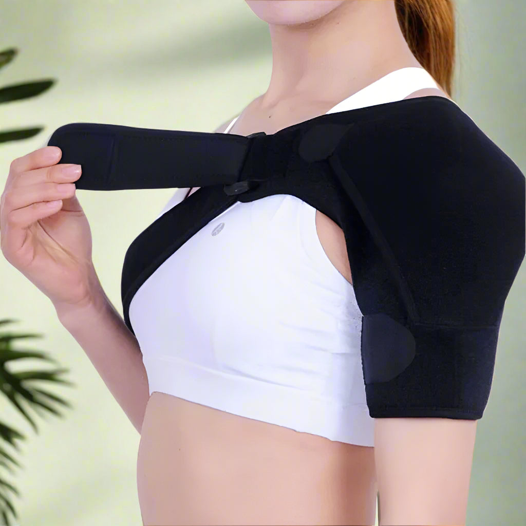 MythicGuard™ | Faja de Compresión para Hombro para Alivio del Dolor y Soporte | Ajuste Ajustable para Deportes y Uso Diario