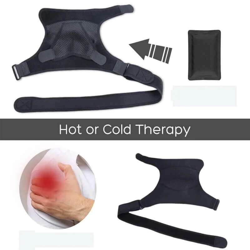 MythicGuard™ | Faja de Compresión para Hombro para Alivio del Dolor y Soporte | Ajuste Ajustable para Deportes y Uso Diario