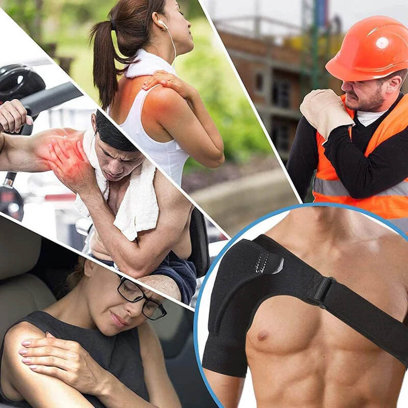 MythicGuard™ | Faja de Compresión para Hombro para Alivio del Dolor y Soporte | Ajuste Ajustable para Deportes y Uso Diario