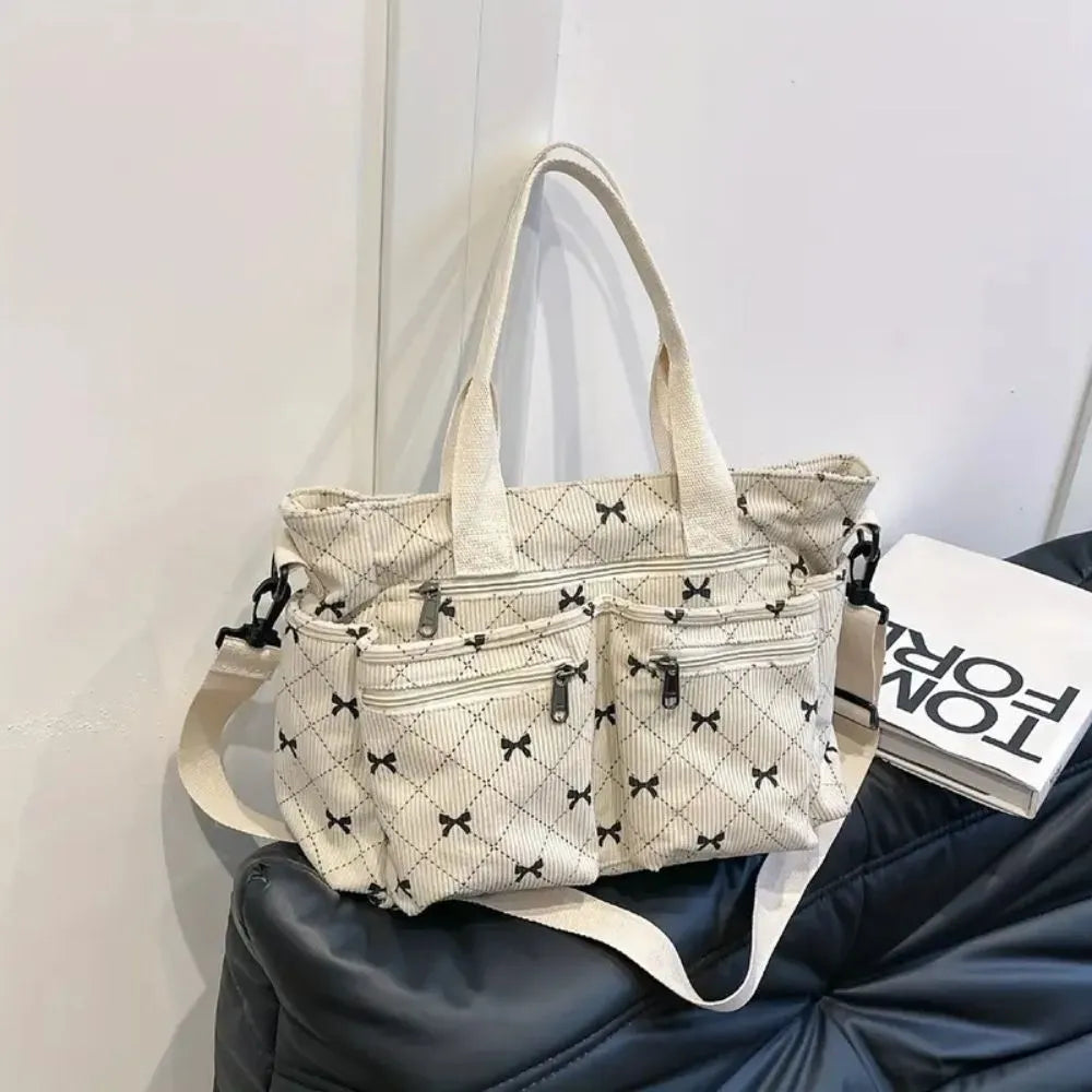 Bolsos de terciopelo acanalado