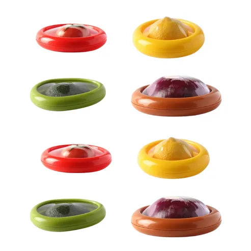 Tapas de conservación de frescura para frutas y verduras