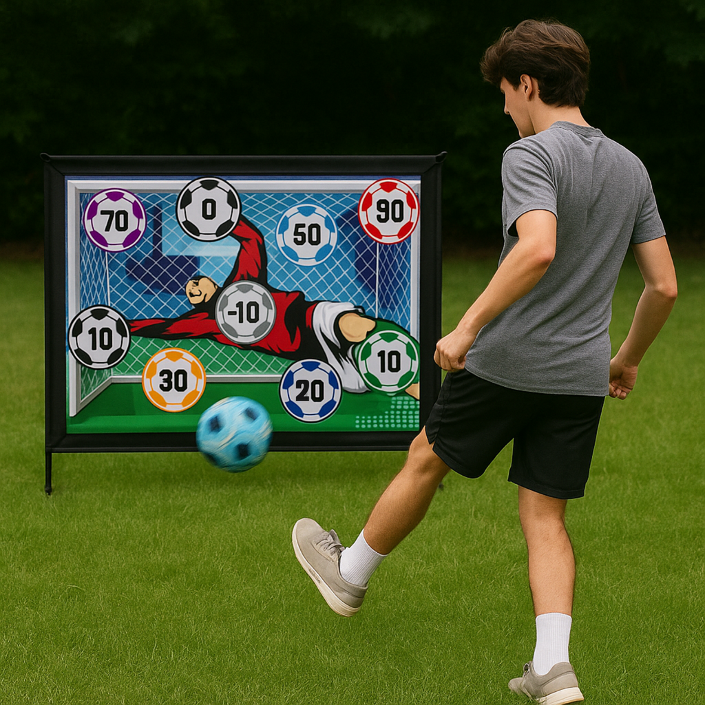 Juego de tiro a puerta para niños y adultos