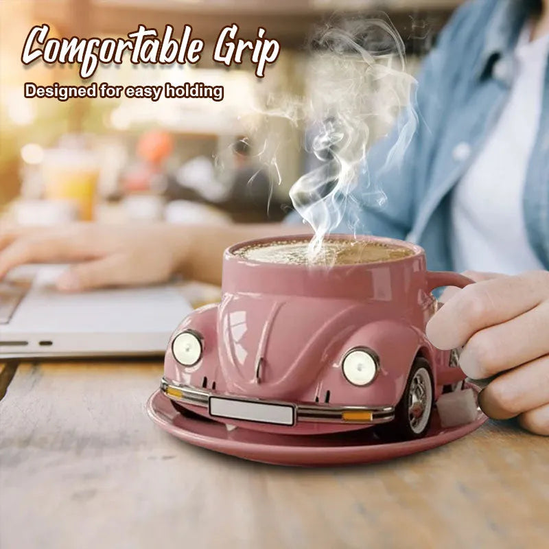 Taza escarabajo con cuchara