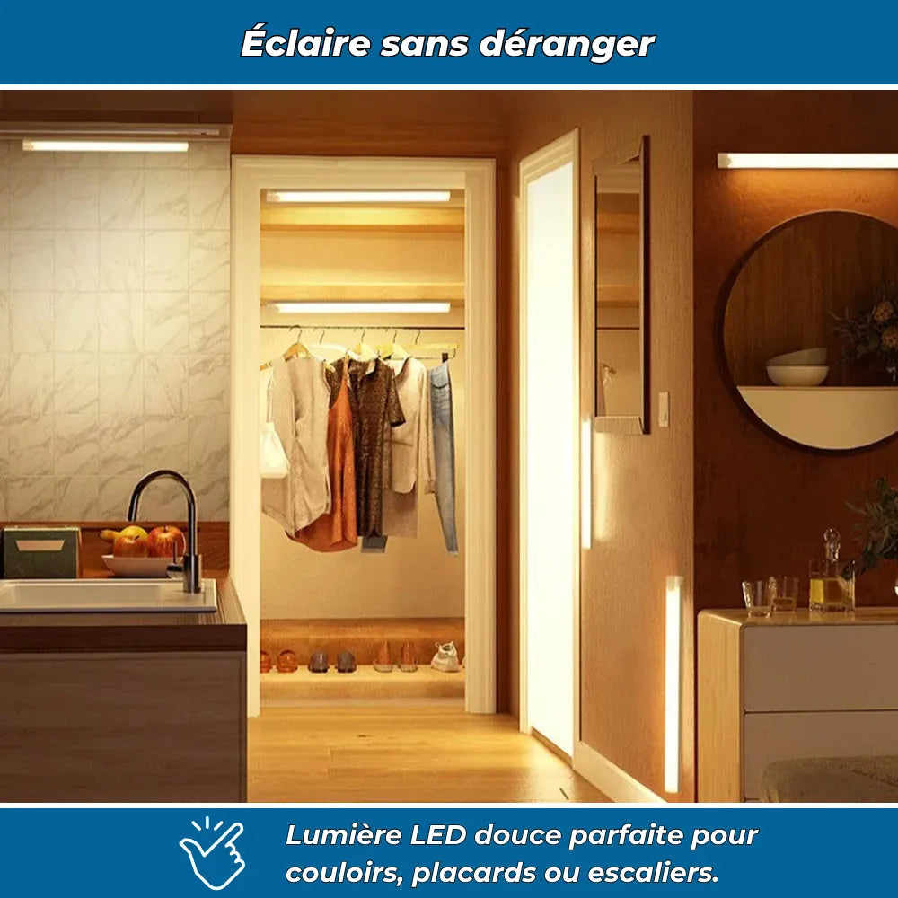 Lámpara LED de 30 cm con detector de movimiento