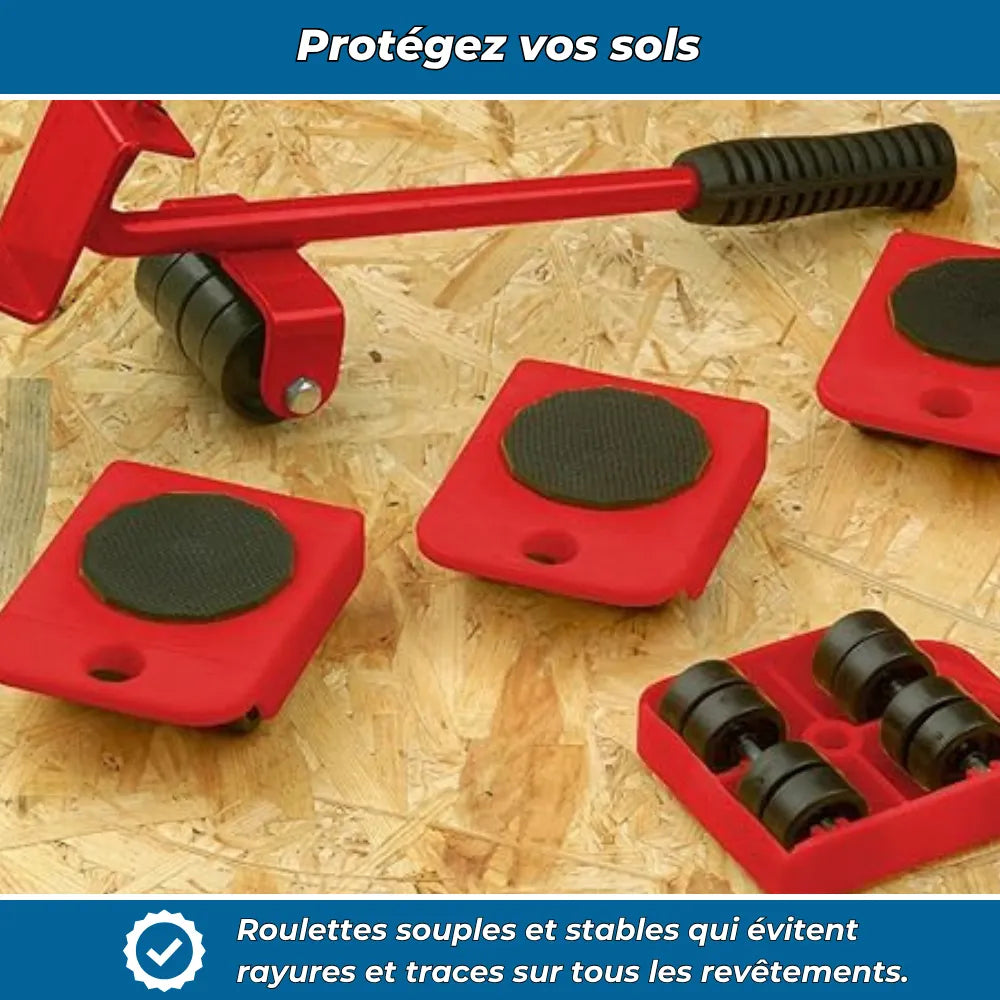 Kit de elevación para muebles pesados