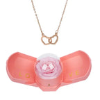 Cofre Rosa Eterna y Collar Grabado