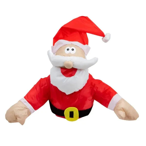 Decoraciones de Navidad Papá Noel y Reno Aplastados