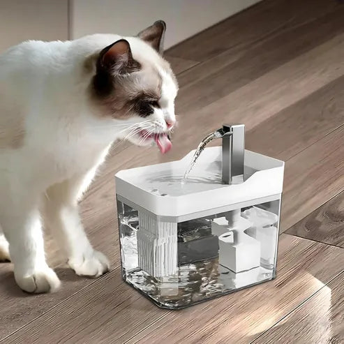 Fuente de agua para gatos y perros