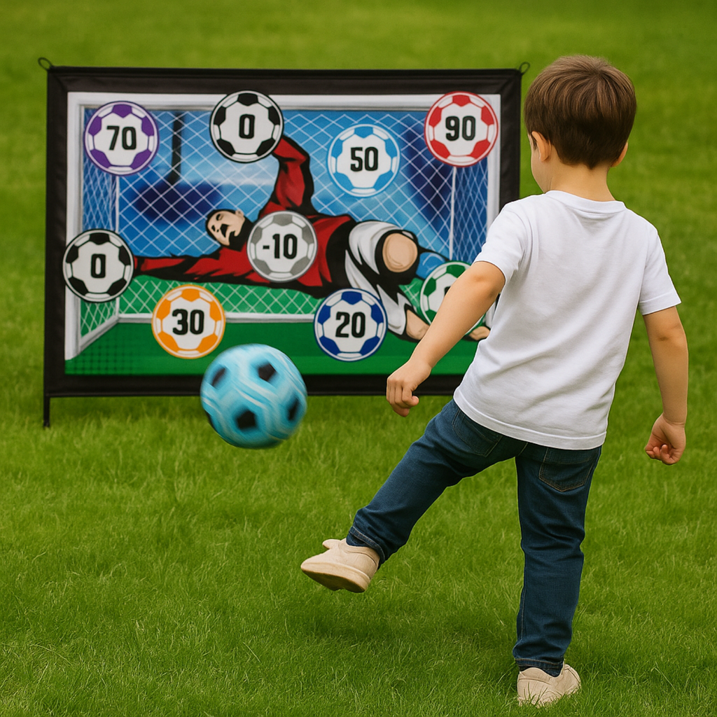 Juego de tiro a puerta para niños y adultos