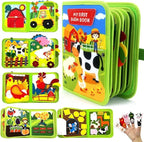 Libro educativo interactivo de la granja Montessori