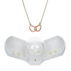 Cofre Rosa Eterna y Collar Grabado