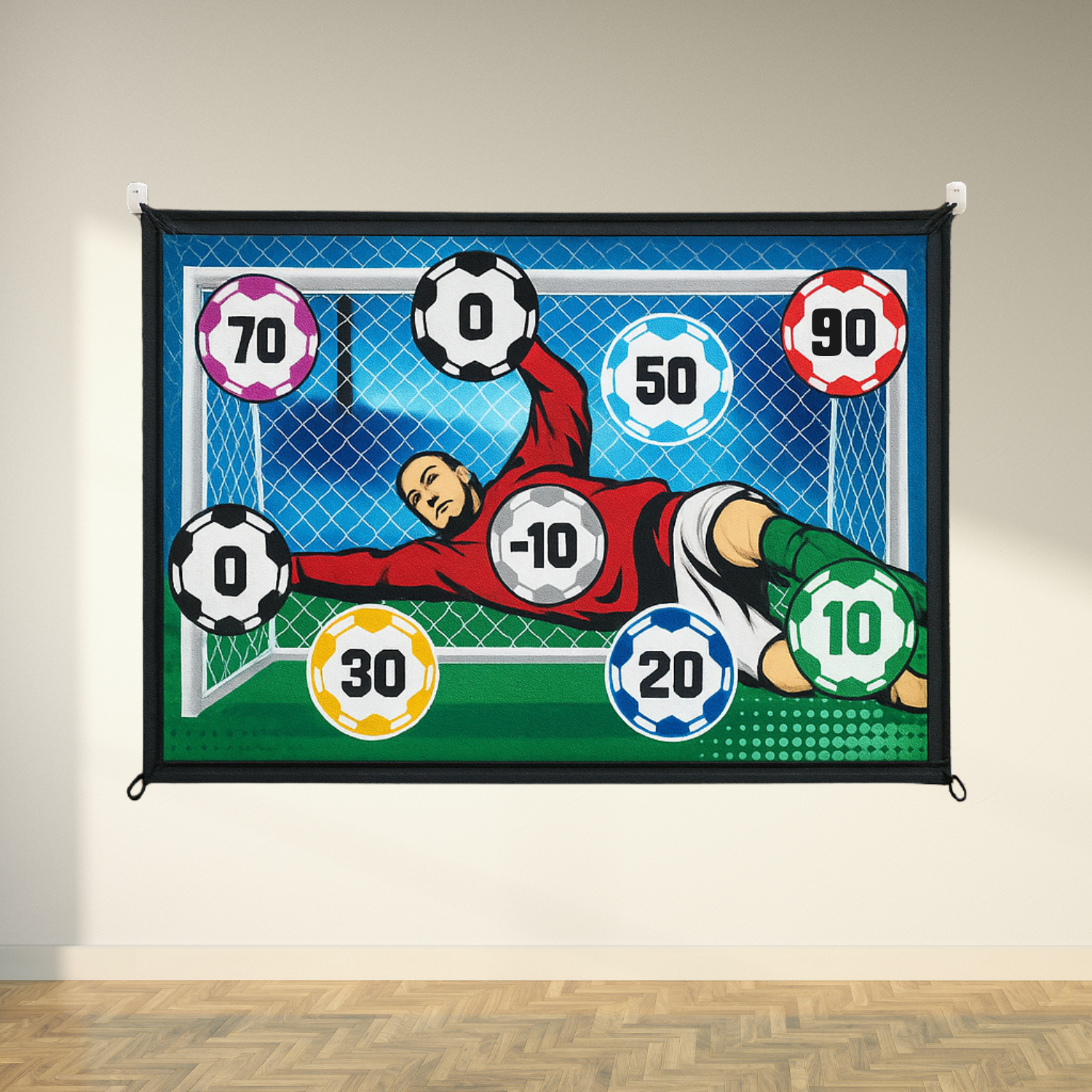 Juego de tiro a puerta para niños y adultos