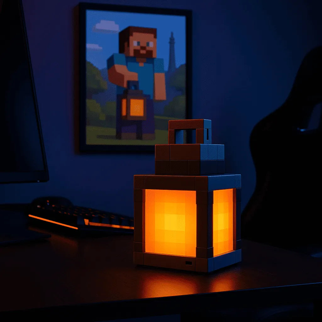Lámpara Retro Pixel