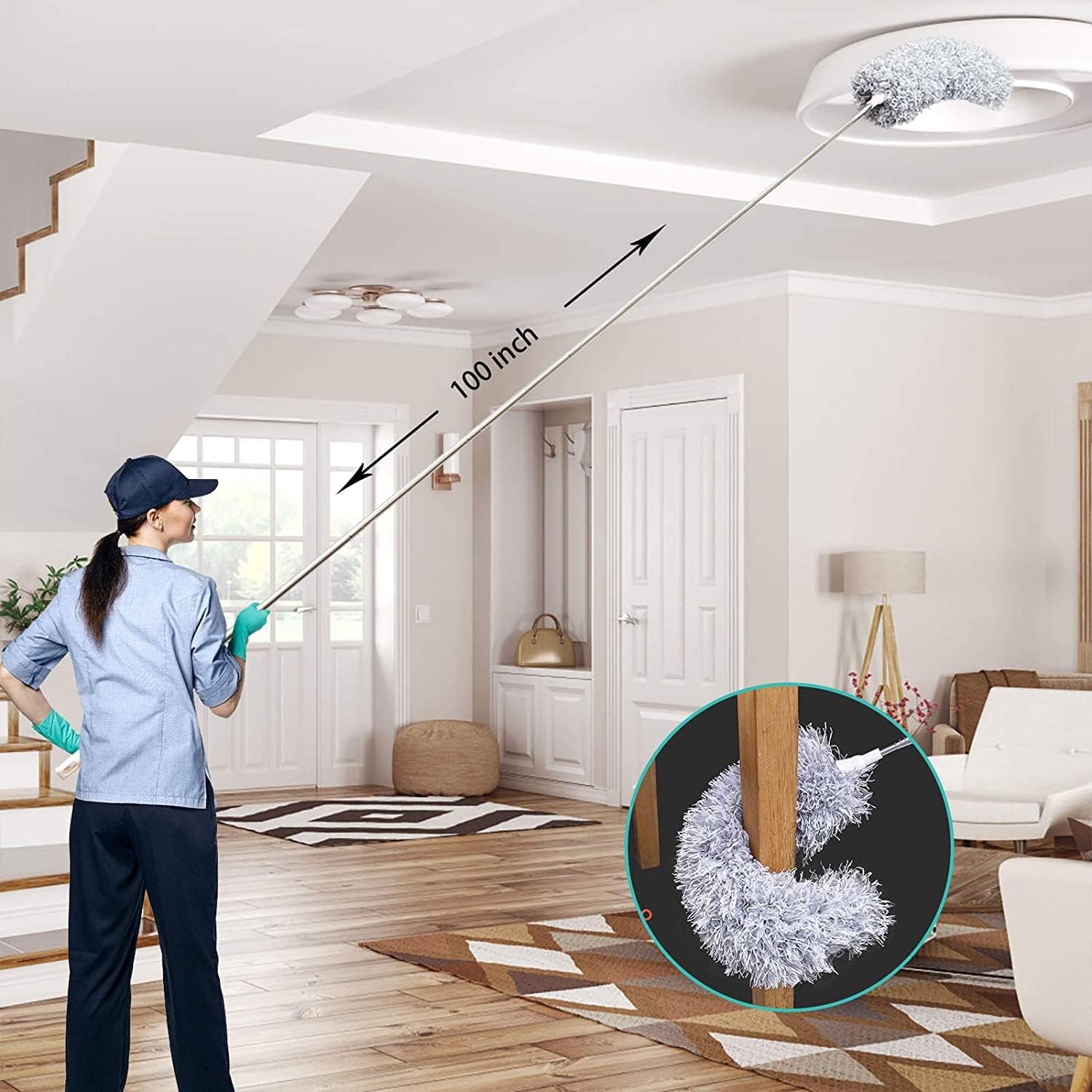 Plumero Telescópico | Alcance hasta 2,80 metros | Lavable