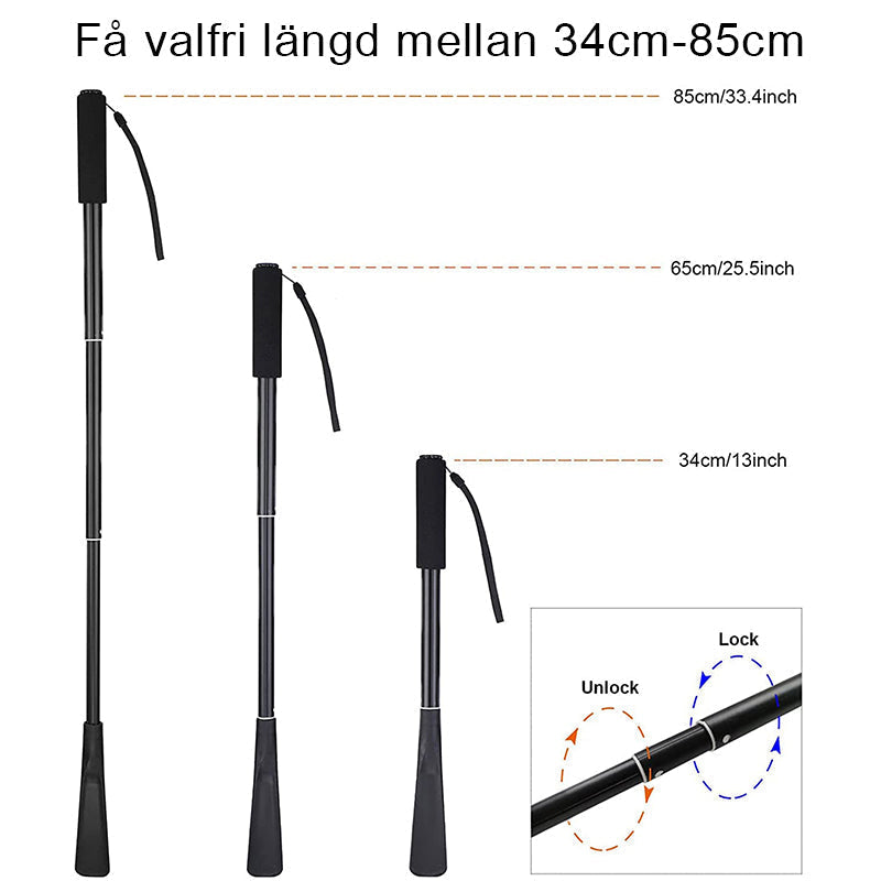 Cucharón de Metal Telescópico con Mango Largo para Comodidad