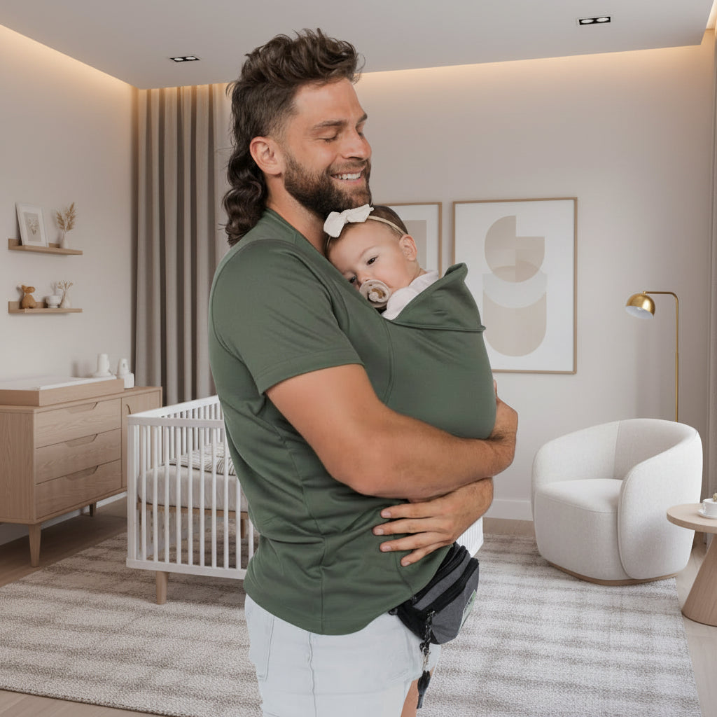 TSHIRT PORTE-BÉBÉ – Confort ergonomique pour vous et votre bébé