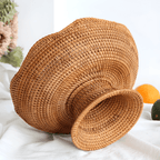 ORGANICBASK – Cesta de frutas de ratán hecha a mano con aspecto natural