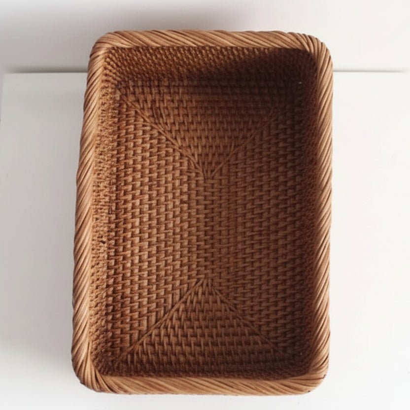 RUSTELLE – Elegantes cestas de ratán para un almacenamiento estiloso y natural