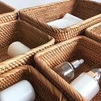 RUSTELLE – Elegantes cestas de ratán para un almacenamiento estiloso y natural