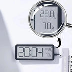 TEMPOTIX – Reloj de pared LED digital con clara visualización de hora y temperatura